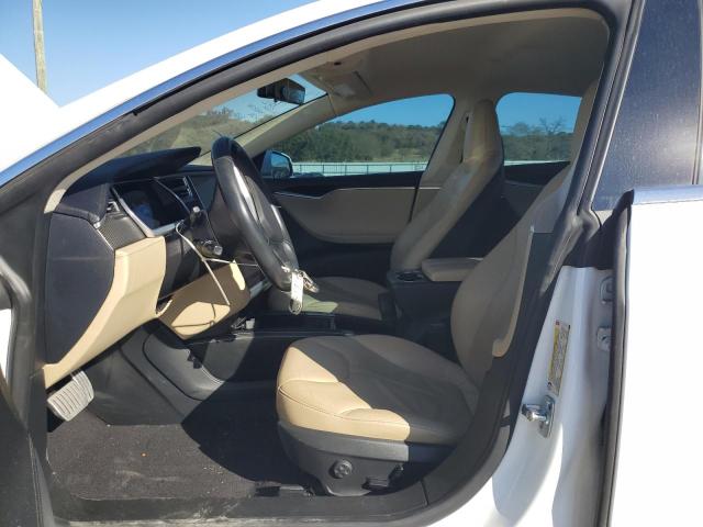 5YJSA1S17EFP31941 - 2014 TESLA MODEL S Սպիտակ լուսանկար 7