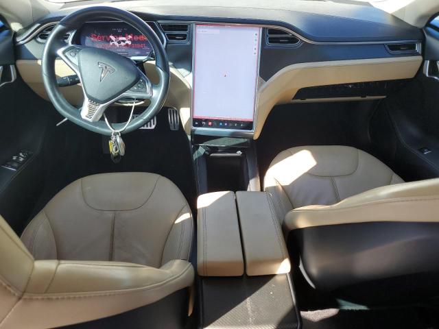 5YJSA1S17EFP31941 - 2014 TESLA MODEL S Սպիտակ լուսանկար 8