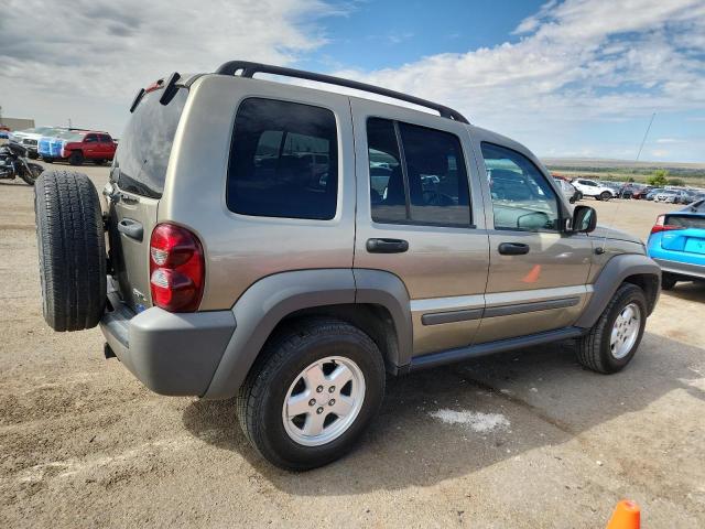 1J4GL48K37W591591 - 2007 JEEP LIBERTY SPORT 棕色 照片 3