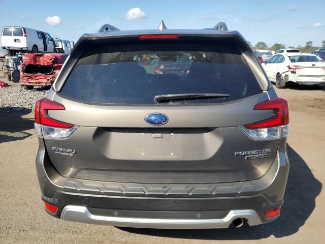 JF2SKAXC9MH562612 - 2021 SUBARU FORESTER TOURING GRAY photo 6