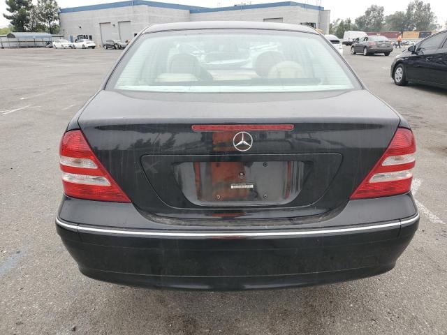 WDBRF54H17A924906 - 2007 MERCEDES-BENZ C 280 BLACK photo 6