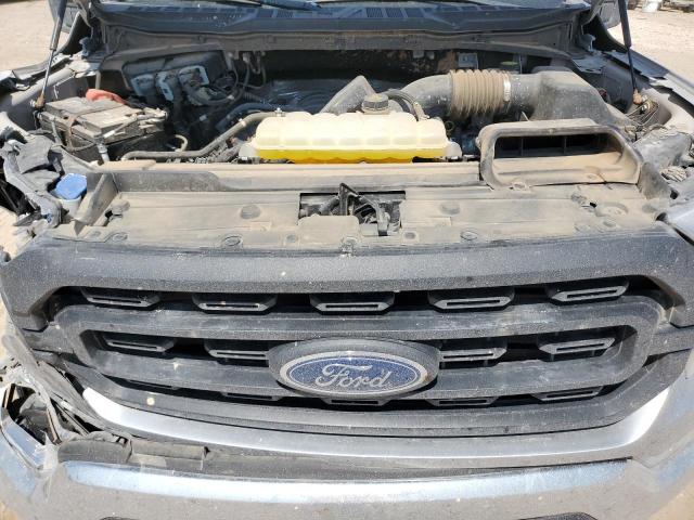 1FTEW1C51NKE20590 - 2022 FORD F150 SUPERCREW SILVER photo 11