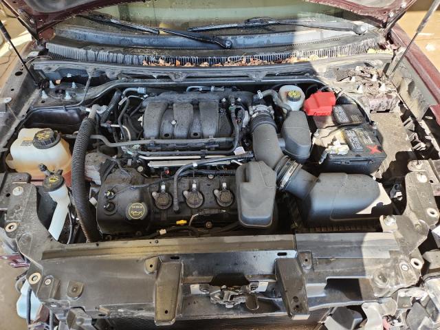 2FMHK6C82KBA17588 - 2019 FORD FLEX SEL Bordeaux photo 12