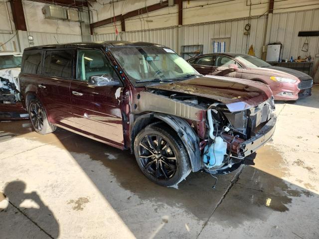 2FMHK6C82KBA17588 - 2019 FORD FLEX SEL Bordeaux photo 4