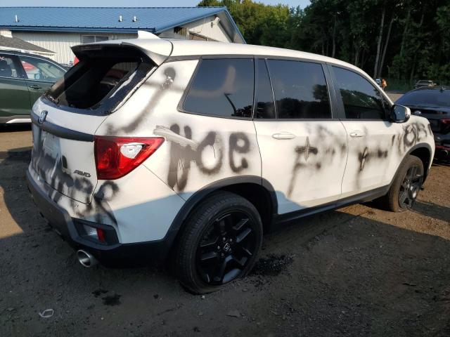 5FNYF8H53NB012023 - 2022 HONDA PASSPORT EXL WHITE photo 3