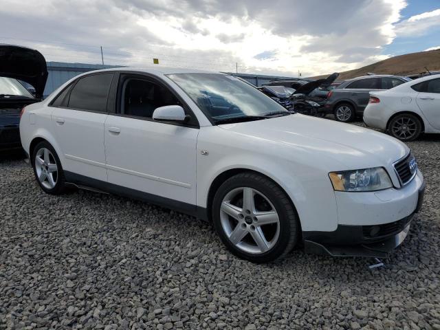 WAULC68E92A286626 - 2002 AUDI A4 1.8T QUATTRO WHITE photo 4