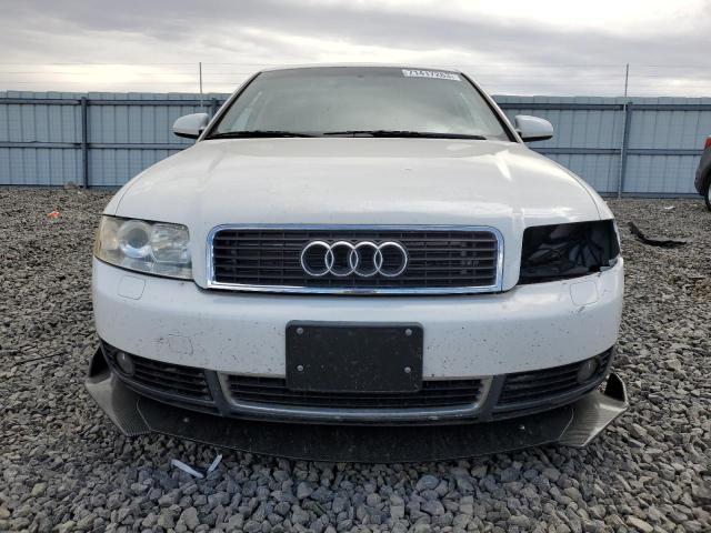 WAULC68E92A286626 - 2002 AUDI A4 1.8T QUATTRO WHITE photo 5