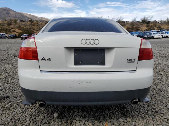 WAULC68E92A286626 - 2002 AUDI A4 1.8T QUATTRO WHITE photo 6