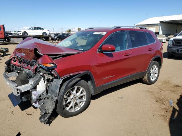 1C4PJMCB4EW192401 - 2014 JEEP CHEROKEE LATITUDE RED photo 1