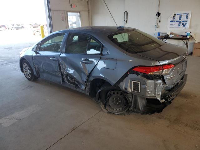 JTDEPMAE1NJ208666 - 2022 TOYOTA COROLLA LE GRAY photo 2