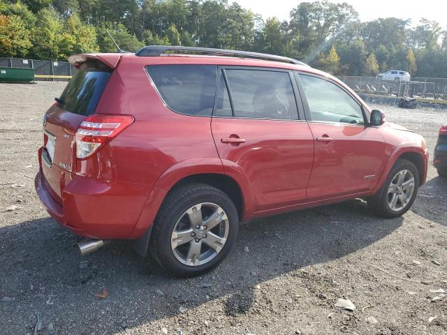 JTMRK4DV6B5103895 - 2011 TOYOTA RAV4 SPORT RED photo 3