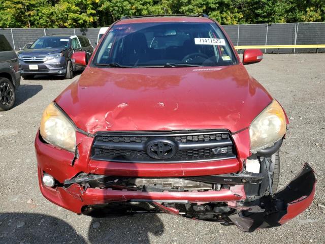 JTMRK4DV6B5103895 - 2011 TOYOTA RAV4 SPORT RED photo 5