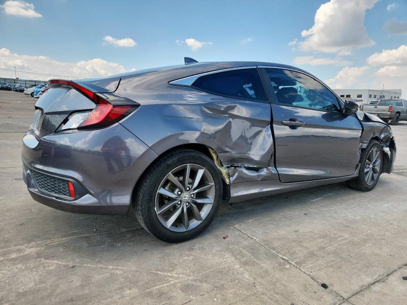 2HGFC3B35KH354767 - 2019 HONDA CIVIC EX Մոխրագույն լուսանկար 3