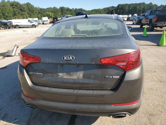 5XXGN4A7XDG196522 - 2013 KIA OPTIMA EX GRAY photo 6