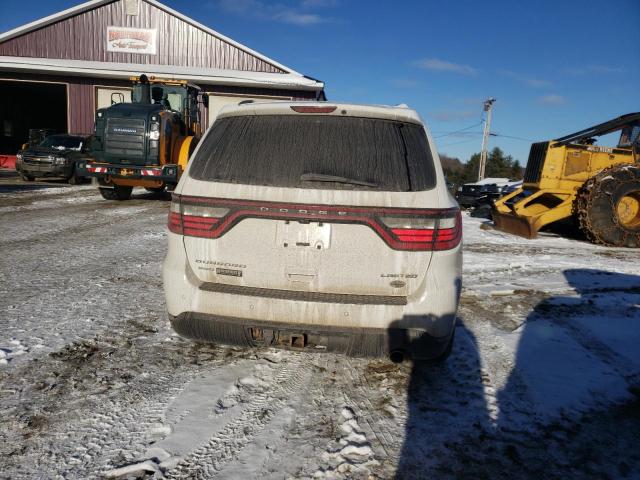 1C4RDJDG7EC464515 - 2014 DODGE DURANGO LIMITED WHITE photo 6