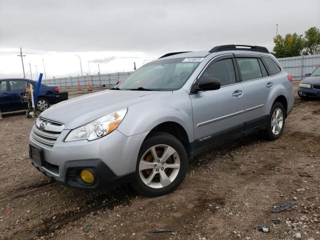 4S4BRBAC8E3293683 - 2014 SUBARU OUTBACK 2.5I SILVER photo 1