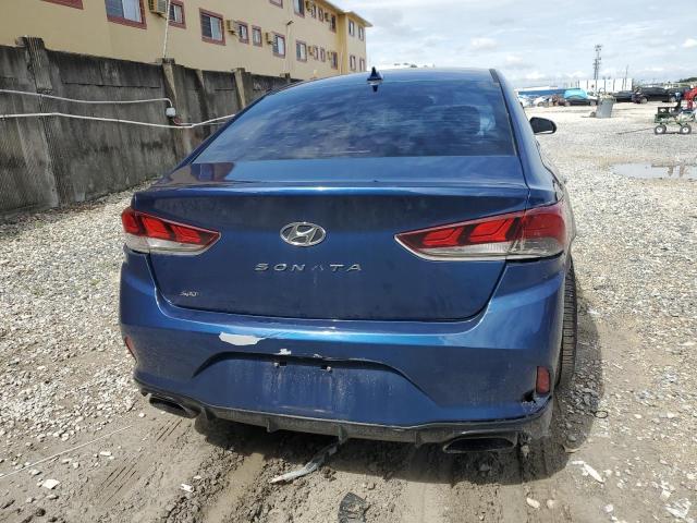 5NPE34AF8JH684341 - 2018 HYUNDAI SONATA SPORT BLUE photo 6