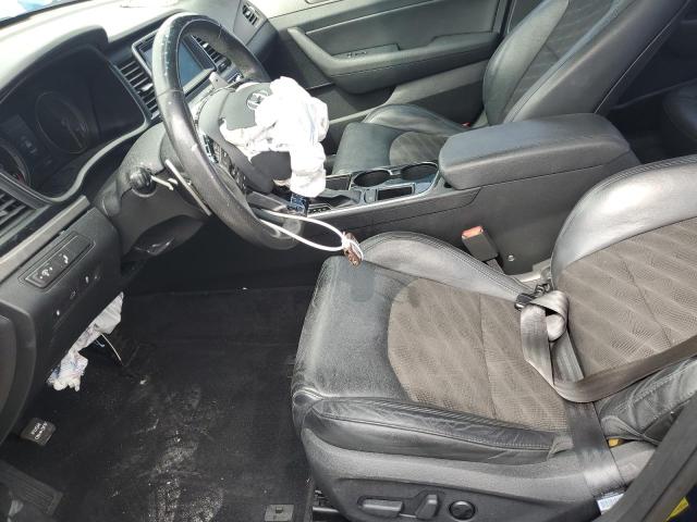 5NPE34AF8JH684341 - 2018 HYUNDAI SONATA SPORT BLUE photo 7