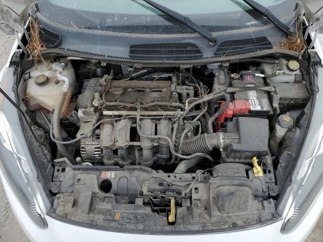 3FADP4EJ8KM115134 - 2019 FORD FIESTA SE WHITE photo 11