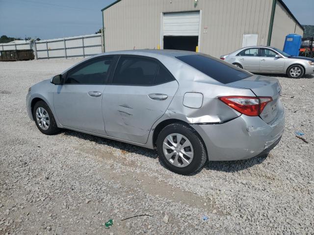 2T1BURHE7GC503509 - 2016 TOYOTA COROLLA L SILVER photo 2