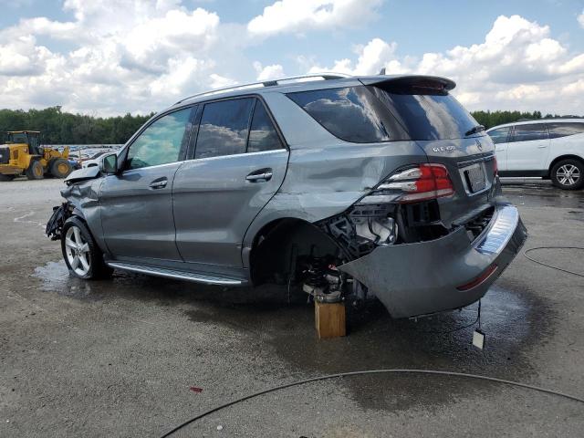 4JGDA5HB1HA940620 - 2017 MERCEDES-BENZ GLE 350 4MATIC SILVER photo 2