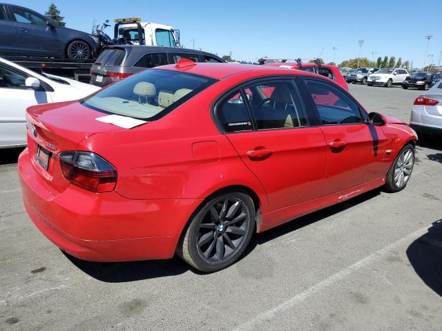 WBAVB17536NK41731 - 2006 BMW 3 SERIES I AUTOMATIC RED photo 3