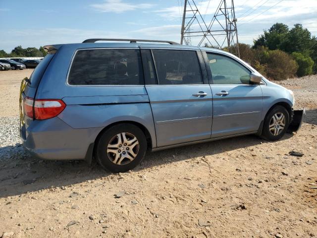 5FNRL38487B093515 - 2007 HONDA ODYSSEY EX BLUE photo 3