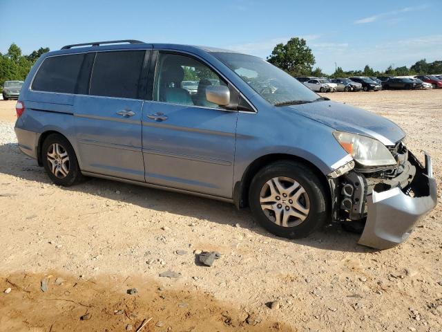 5FNRL38487B093515 - 2007 HONDA ODYSSEY EX BLUE photo 4