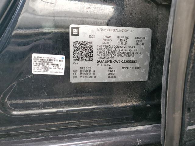 5GAERBKW5KJ200881 - 2019 BUICK ENCLAVE ESSENCE 黑色 照片 14