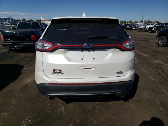 2FMTK4J93FBB72232 - 2015 FORD EDGE SEL WHITE photo 6