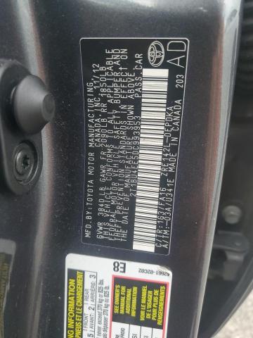 2T1BU4EE5DC993953 - 2013 TOYOTA COROLLA BASE Boz foto 12