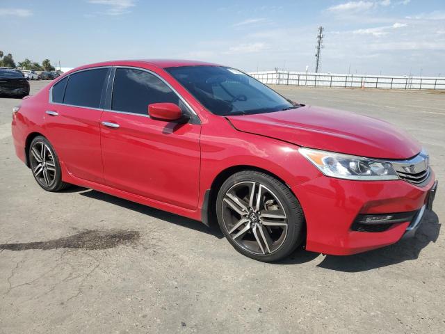 1HGCR2F57HA272697 - 2017 HONDA ACCORD SPORT 红色 照片 4