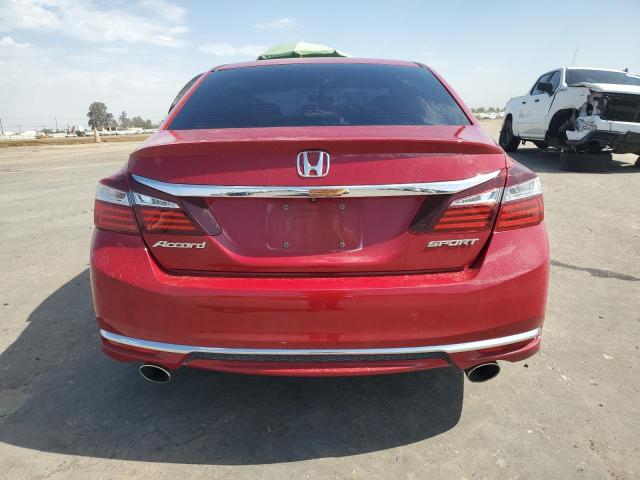 1HGCR2F57HA272697 - 2017 HONDA ACCORD SPORT 红色 照片 6