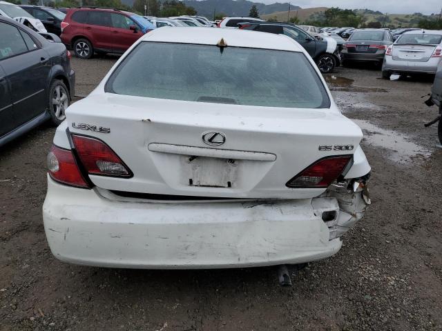 JTHBF30G630088870 - 2003 LEXUS ES 300 WHITE photo 6