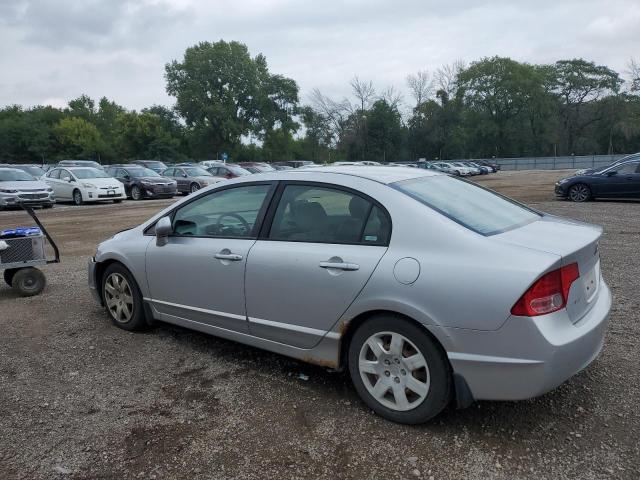 1HGFA15596L112984 - 2006 HONDA CIVIC LX SILVER photo 2