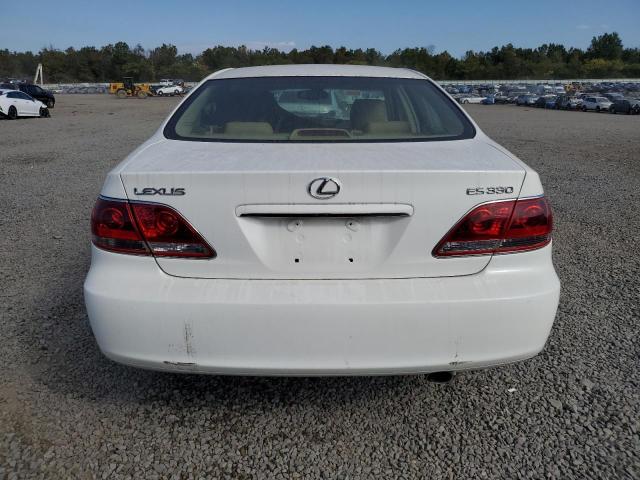 JTHBA30G355142257 - 2005 LEXUS ES 330 WHITE photo 6