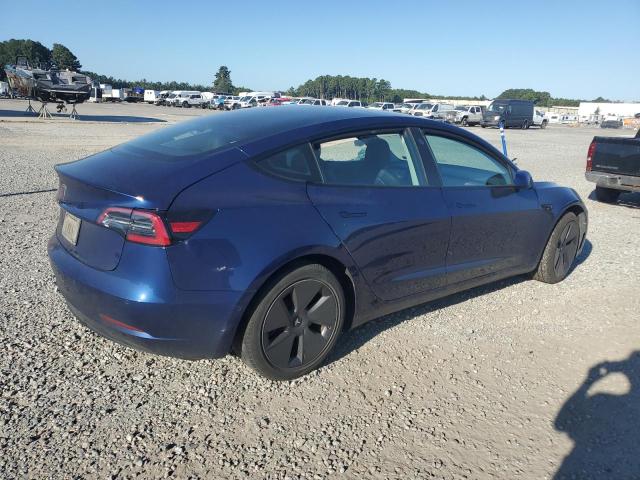 5YJ3E1EA7MF921287 - 2021 TESLA MODEL 3 BLUE photo 3