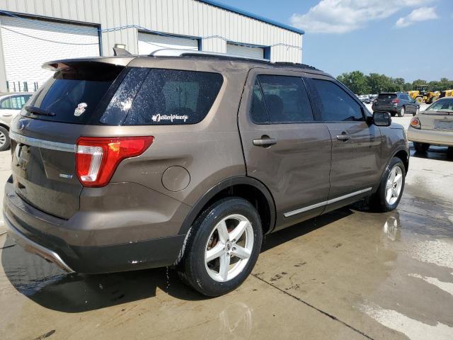 1FM5K8DH4GGA72041 - 2016 FORD EXPLORER XLT BROWN photo 3