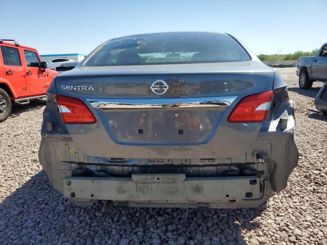 3N1AB7AP5HL636577 - 2017 NISSAN SENTRA S GRAY photo 6