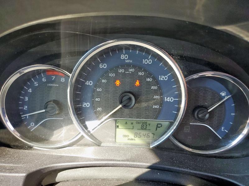 2T1BURHE7FC458375 - 2015 TOYOTA COROLLA L SILVER photo 9