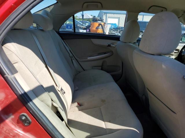 2T1BU4EE3DC006475 - 2013 TOYOTA COROLLA BASE RED photo 10