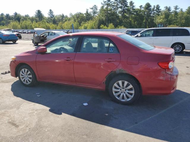 2T1BU4EE3DC006475 - 2013 TOYOTA COROLLA BASE RED photo 2