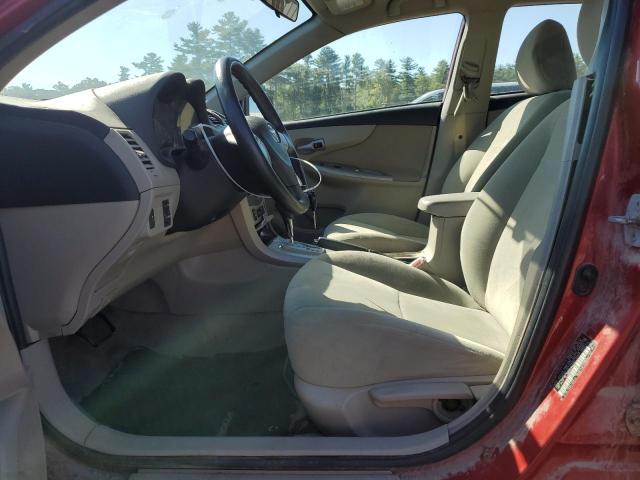 2T1BU4EE3DC006475 - 2013 TOYOTA COROLLA BASE RED photo 7