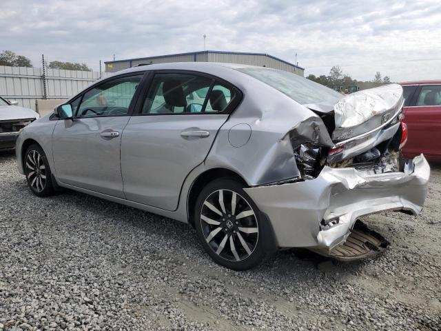 19XFB2F97EE007502 - 2014 HONDA CIVIC EXL ვერცხლისფერი ფოტო 2