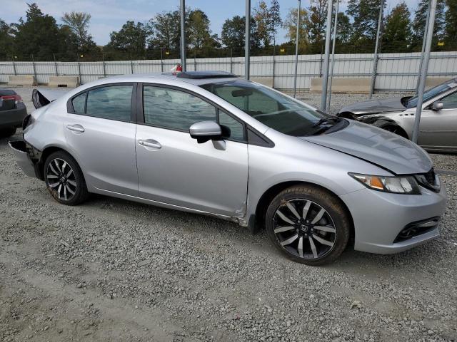 19XFB2F97EE007502 - 2014 HONDA CIVIC EXL ვერცხლისფერი ფოტო 4