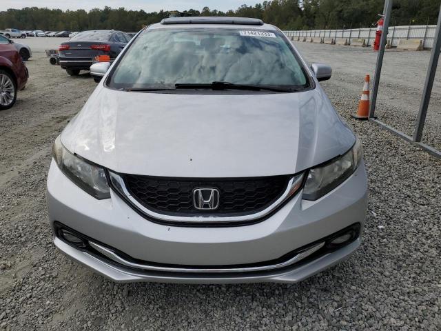 19XFB2F97EE007502 - 2014 HONDA CIVIC EXL ვერცხლისფერი ფოტო 5