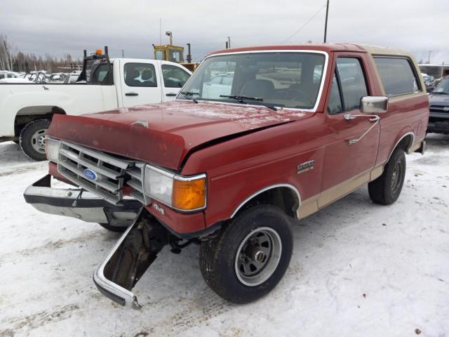 1FMEU15H1LLB03022 - 1990 FORD BRONCO U100 RED photo 1