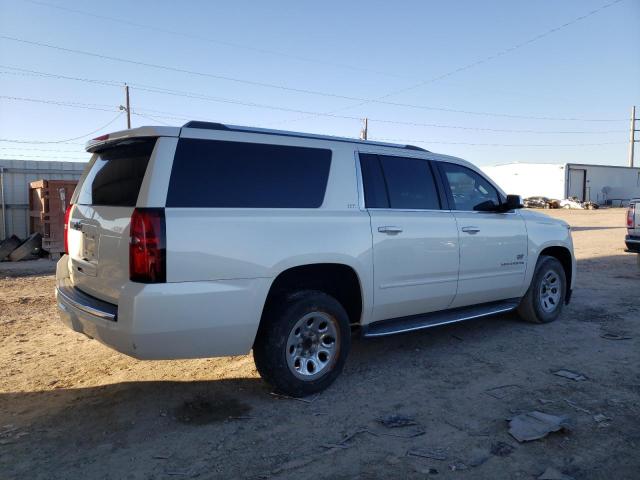 1GNSCKKC7FR511591 - 2015 CHEVROLET SUBURBAN C1500 LTZ WHITE photo 3