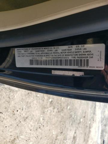 3VWPW3AG0AM023221 - 2010 VOLKSWAGEN NEW BEETLE BLACK photo 12