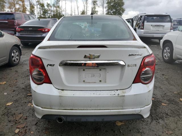 1G1JH5SB2E4195441 - 2014 CHEVROLET SONIC RS WHITE photo 6